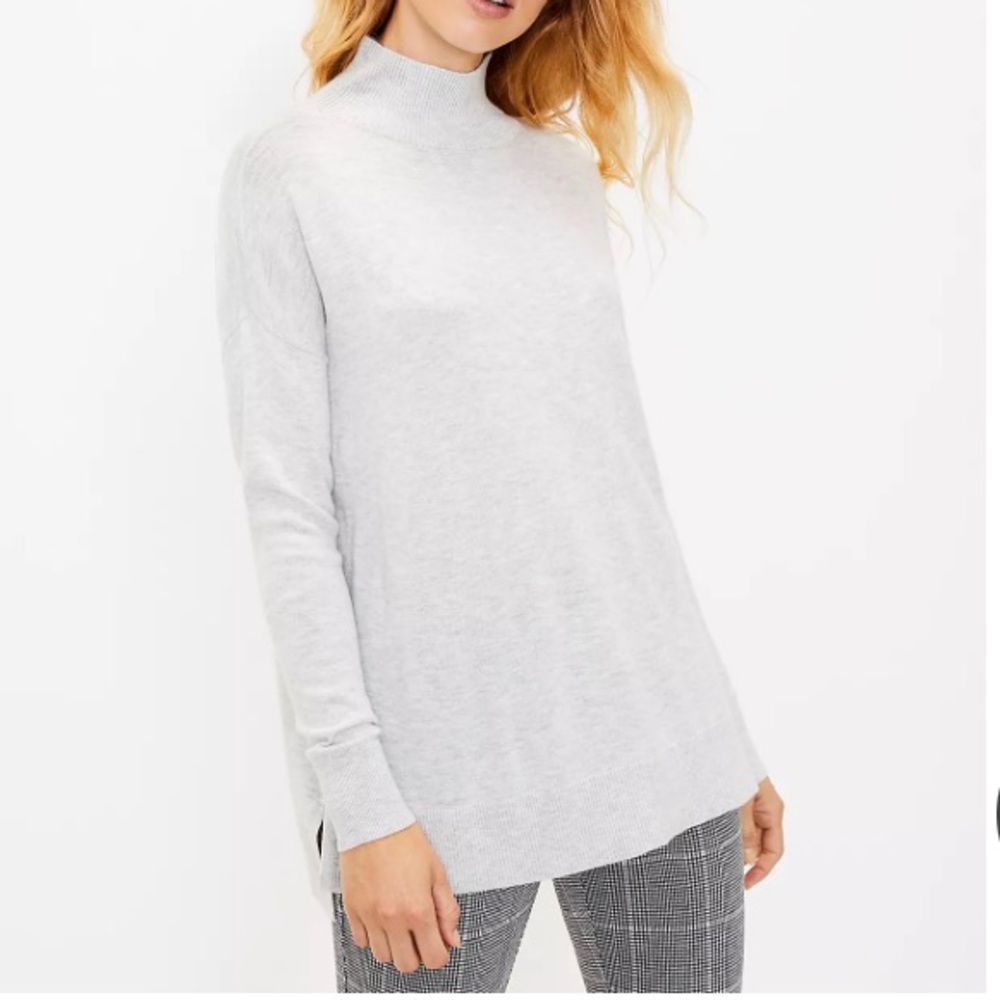 Loft Turtleneck Tunic Sweater
